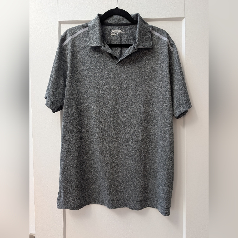 Nike Golf Tour Performance Dri-Fit Grey Large Tshirt